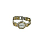 HERMES Vintage Clipper Logo Engraved Stainless Steel GP Wristwatch Silver Gold 40594 - Image 8