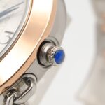 Cartier Pasha de watch, 18K pink gold (PG) stainless steel, boys' size, silver tone, W2PA0008 - Image 7