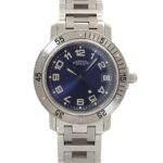 Hermes HERMES Clipper Diver CL7 710 Men's Watch Date Blue Quartz