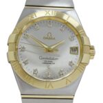 Omega Constellation 123.20.38.21.52.002 Brand Name 11P Diamonds Co-Axial Movement Date Automatic Stainless Steel (SS) and Gold (YG) Combination. - Image 2