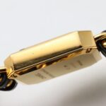 CHANEL Premiere Original Edition Watch, GP (Gold Plated), Leather, Women's, Black, H6951 - Image 5