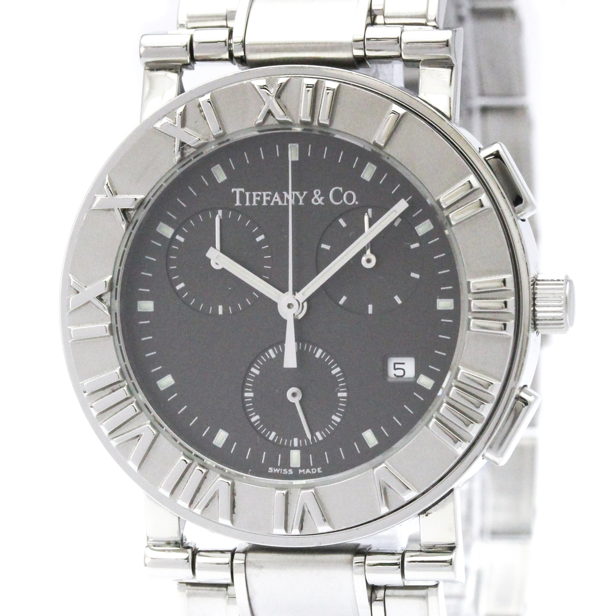 2000_1afb28cb-8b1d-4495-9666-f5a25e886477.jpg TIFFANY Atlas Chronograph Quartz Watch Z0002.32.10A11A00A - Image 1