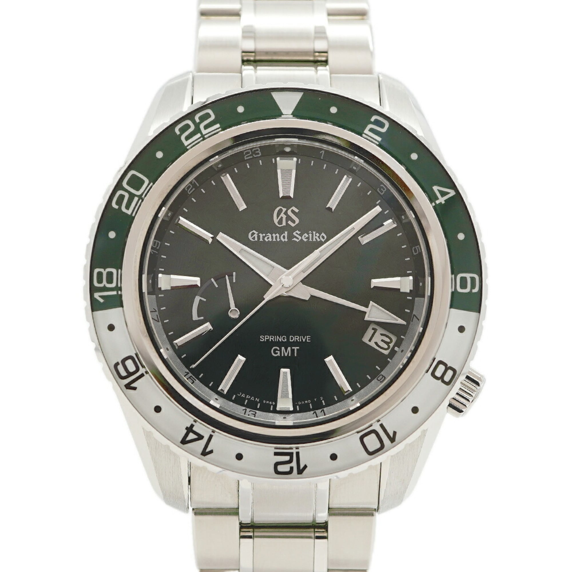 2000_1bb726e2-1499-4f3d-9254-014ac49afd91.jpg Seiko Grand Sport Collection GMT SBGE295 9R66-0BK0 Green Dial - Image 1