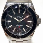 Gucci Dive total weight 154.2g stainless steel automatic movement black dial 136.3