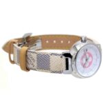 LOUIS VUITTON Tambour PM Azur 28mm QA007Z Japan Exclusive Women's Watch 40162 - Image 4