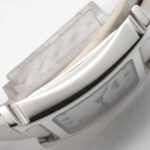 Hermes H- Double Tour Wrist Stainless Steel Leather Strap Wo White (HH1.520) - Image 8