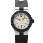 Bulgari BVLGARI Aluminum AL32A Ladies' Date Silver Quartz