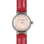 Louis Vuitton Tambour 12P Q121H Stainless Steel Quartz Watch