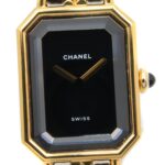 Chanel CHANEL PremiÃ¨re M Watch, Gold Plated Leather, Women's, Black, H0001 - Image 3