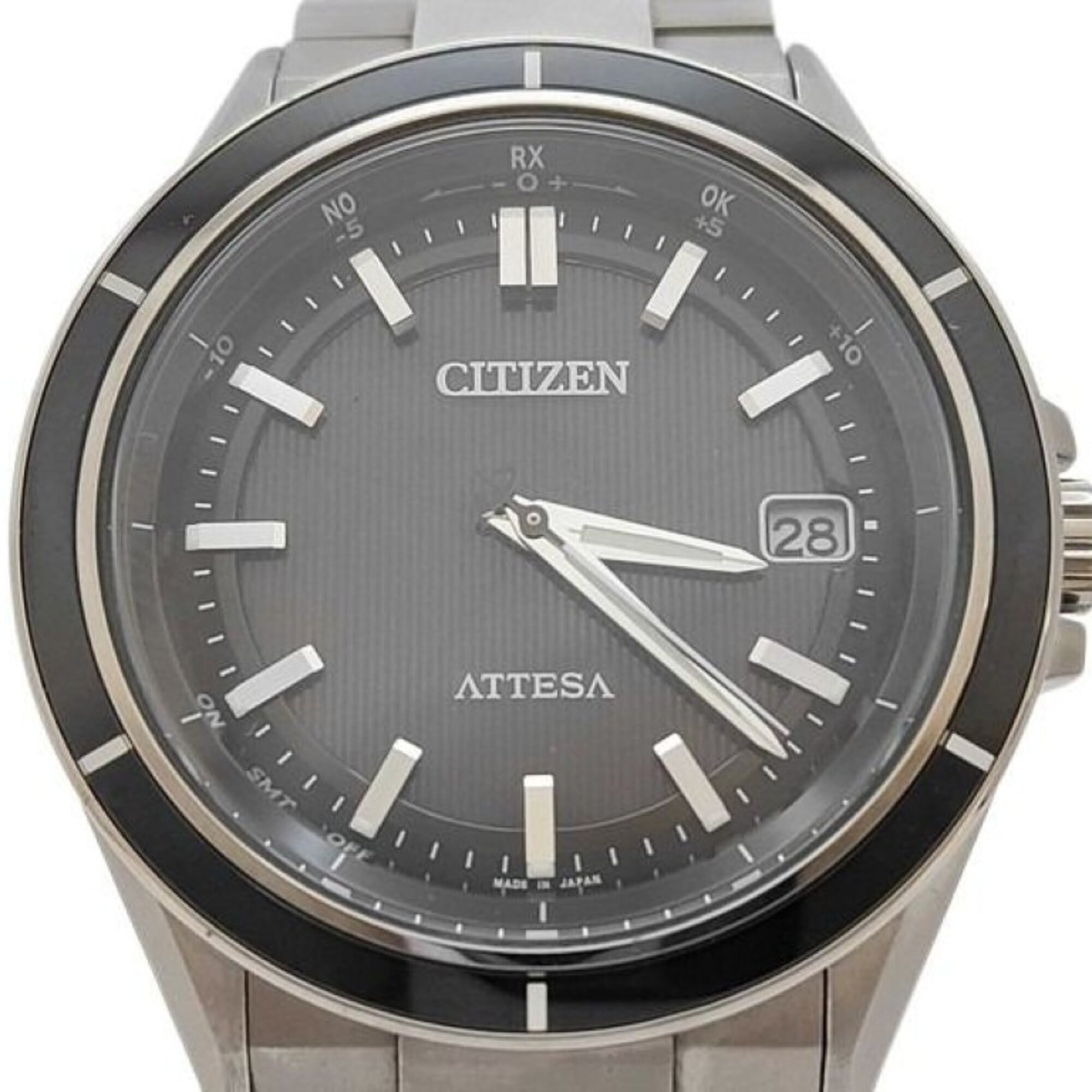 2000_1e9e7981-c32c-44fc-b1ea-4b64c7ad1f21.jpg CITIZEN Attesa CB3030-76E H128-001R701 Black Silver Titanium Men's Watch - Image 1