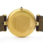 CARTIER Must Vendome Gold Plated Leather Quartz Unisex Watch - Image 6