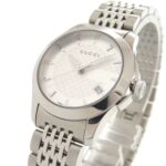 Like new Gucci G-Timeless 126.5 stainless steel silver quartz watch 1757GUCCI - Image 3