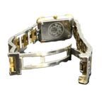 Hermes CroisiÃ¨re watch, total weight 37.7g, stainless steel, quartz movement, gold dial, CR1.240 battery. - Image 5