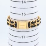 CHANEL Premiere Original Edition Watch, GP (Gold Plated), Leather, Women's, Black, H6951 - Image 7