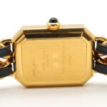 Chanel CHANEL PremiÃ¨re M Watch, Gold Plated Leather, Women's, Black, H0001 - Image 5