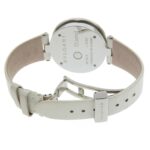 BVLGARI Bzero1 Watch, BZ35S/BZ35WLSL, Stainless Steel and Leather, Quartz Movement, Analog Display, White Dial, Women's - Image 5