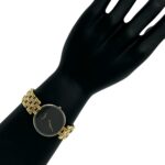Christian Dior Vintage Baghira GP Quartz Gold Black 38257 - Image 2