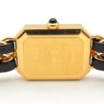 Chanel CHANEL PremiÃ¨re S Gold Plated (GP) Leather Strap Wo Black H0001 - Image 5