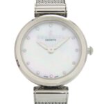 Unused Charriol FOREVER WATCH FE32.101.000 Stainless Steel White Shell Dial Quartz Wristwatch 1439 CHARRIOL