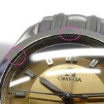Omega Seamaster 2581.62 Wo Brand Name 120m Water Resistant Date Quartz Movement Stainless Steel (SS) Silver & Orange - Image 9