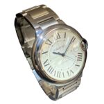 Cartier Ballon Bleu de automatic watch, stainless steel, silver dial, WSBB0049 - Image 3