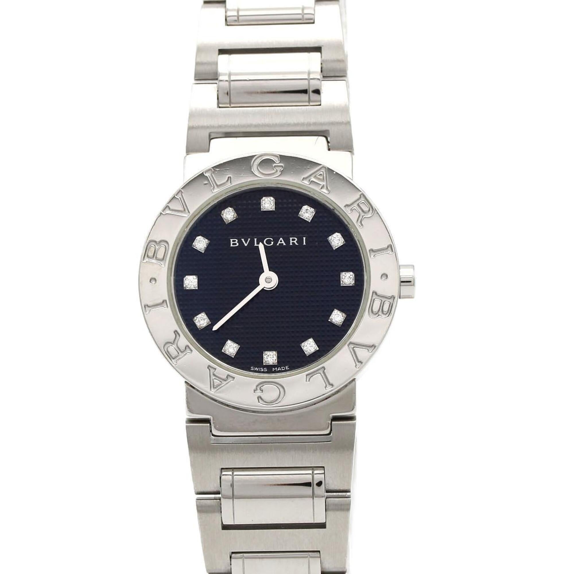 2000_225c794e-871b-461c-95dc-cb9caae96e5f.jpg Bulgari 12P BBL26S BB26BSS 12 SS Quartz Watch - Image 1