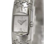 Christian Dior watch, white dial, silver Diophilic D96-100, women's, stainless steel, quartz, OC1***