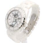 Chanel J12 Mademoiselle Ceramic Watch for Men, White (H5241) - Image 2