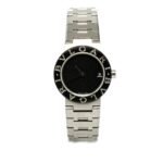 BVLGARI Watch BB23SS Quartz Black Dial Stainless Steel Women's - Image 2