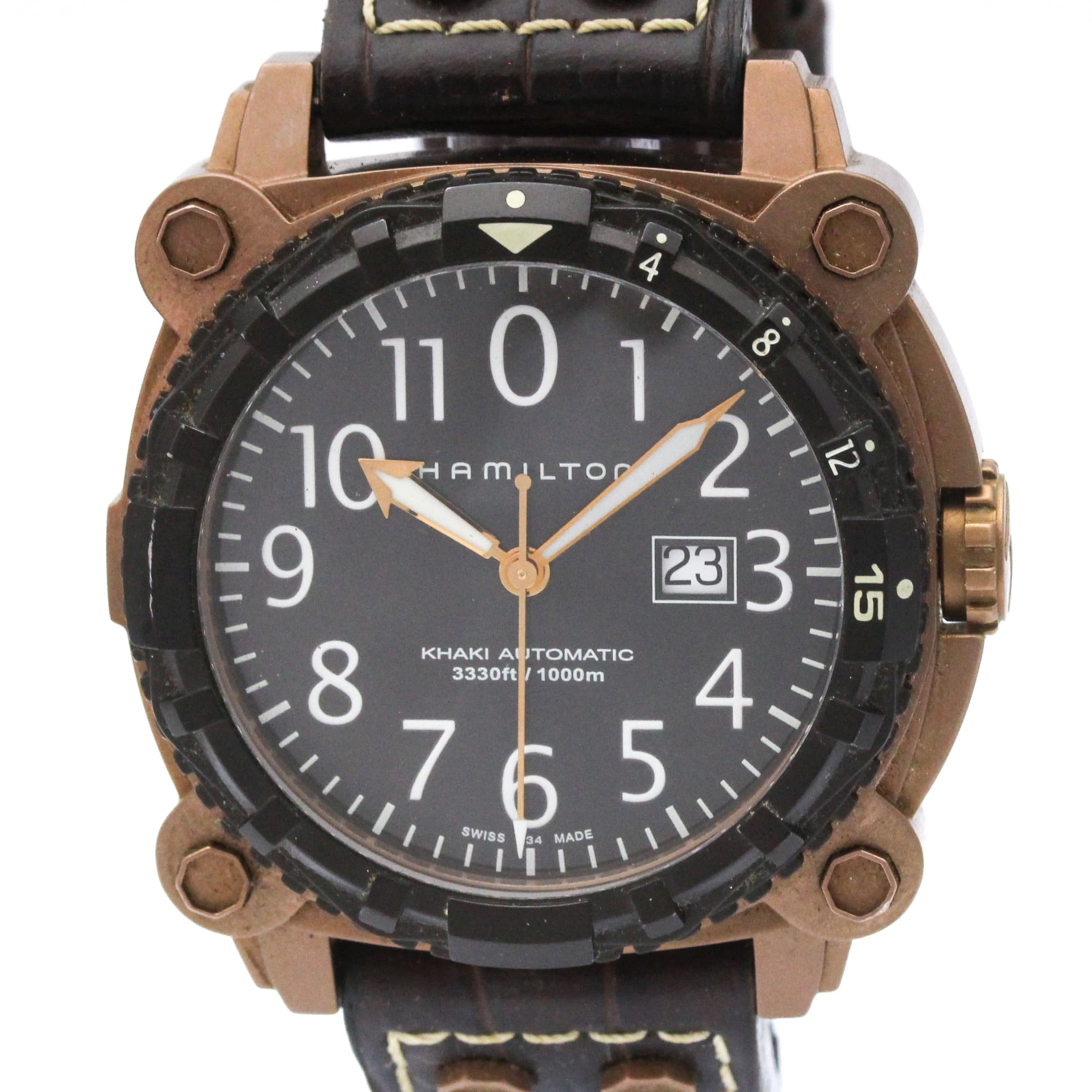 2000_24c551fe-4b84-4516-8d8f-8cdd4ec6666c.jpg HAMILTON Khaki Below Zero Steel Automatic Mens Watch H785250 - Image 1