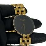 Christian Dior Vintage Baghira GP Quartz Gold Black 38257 - Image 4