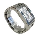 Bulgari BVLGARI Rettangolo watch, total weight 121g, stainless steel, quartz movement, silver dial, RTC49S - Image 3