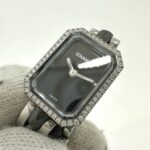 CHANEL Premiere Triple Bracelet Watch H3058 with Diamond Bezel, Stainless Steel/Ceramic, Black - Image 8
