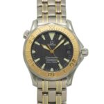 Omega Seamaster 300 Professional Two-Tone 2453 50 Boys' Date Black YG Automatic