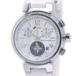 LOUIS VUITTON Tambour Lovely Cup MM Chronograph Q132C2 Women's Watch 40315
