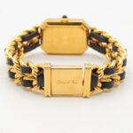 Chanel CHANEL PremiÃ¨re M Watch, Gold Plated Leather, Women's, Black, H0001 - Image 4