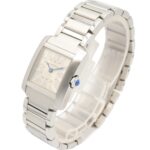 Cartier Tank FranÃ§aise SM Watch, Stainless Steel, Ladies, Silver Tone, WSTA0065 - Image 2