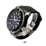 Gucci GUCCI watch, total weight 138.6g, stainless steel, rubber strap, quartz movement, black dial, 136.2 YA136204B - Image 2