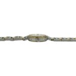 HERMES Vintage Clipper Logo Engraved Stainless Steel GP Wristwatch Silver Gold 40594 - Image 7