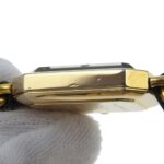 Chanel CHANEL Premiere L Watch Gold Plated x Leather Quartz Analog Display Black Dial Ladies - Image 7