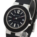 BVLGARI BB40AT Alum Date Watch Rubber Men's - Image 3