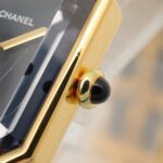 Chanel CHANEL PremiÃ¨re M Watch, Gold Plated Leather, Women's, Black, H0001 - Image 6
