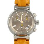 Louis Vuitton Tambour Chrono Q1322 Stainless Steel Quartz Watch