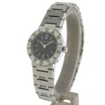 BVLGARI Bzero1 Watch, BZero1 BB23SS, Stainless Steel, Quartz Movement, Analog Display, Black Dial, Women's - Image 2