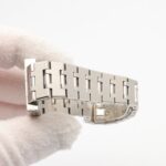 Bulgari BVLGARI Quadrato Watch, Stainless Steel, Women's, Black, SQ22SS - Image 8