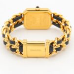 Chanel CHANEL PremiÃ¨re M Watch, Gold Plated Leather, Women's, Black, H0001 - Image 5