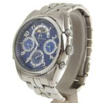 Citizen Campanola Watch Moon Face 6771-T010750-TA Stainless Steel Quartz Blue Dial Men's S111624325 - Image 2