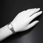 Hermes Cape Cod Mini CC1 192 Women's Watch, Diamond Bezel, White Shell, 18K Gold, Solid Quartz Watch - Image 2