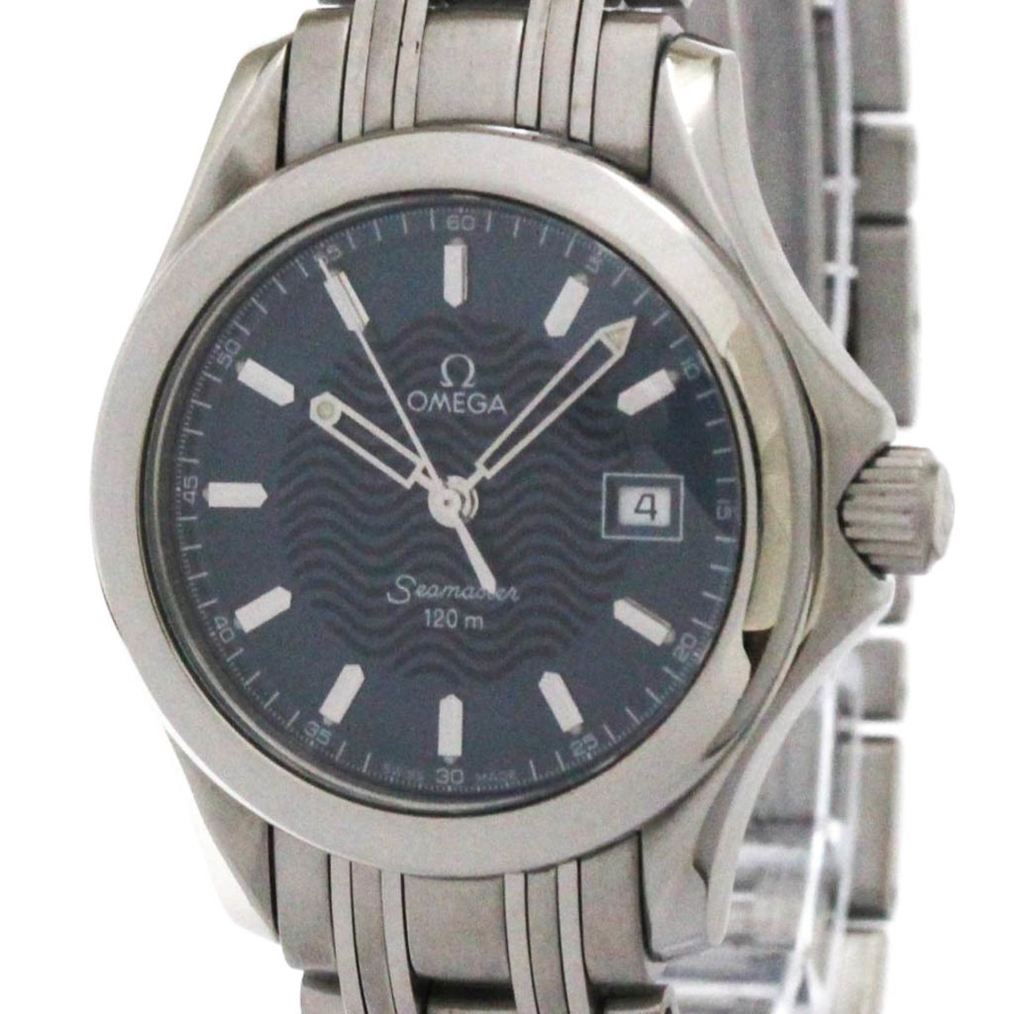 2000_2d5bfe69-eb04-4533-8e11-a7c26040f205.jpg OMEGA Seamaster 120M Steel Quartz Ladies Watch 2581.81Polished - Image 1