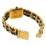 Chanel Premiere Large Size H0001 Wo Black Gold Quartz - Image 4